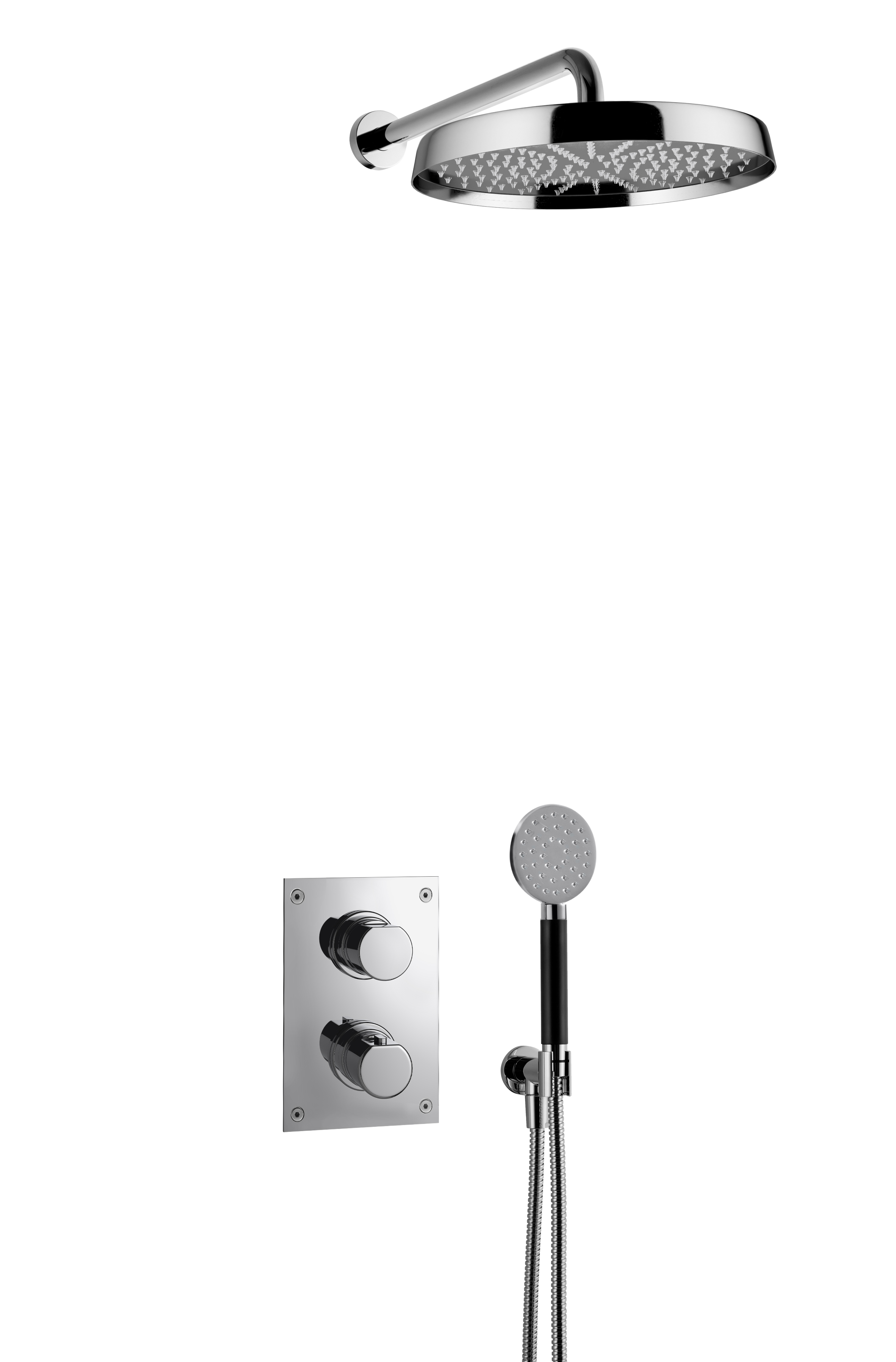 tapwell Built-in-shower tapwell arm7268 chrome