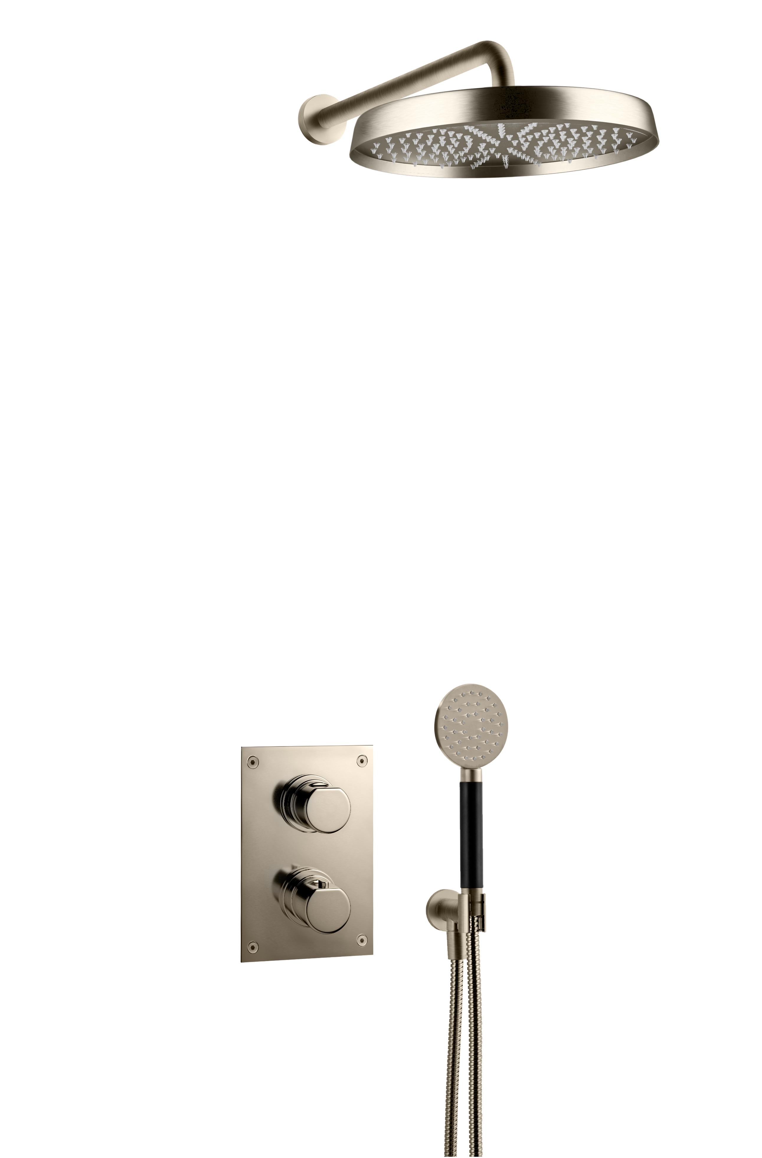 BUILT-IN-SHOWER TAPWELL ARM7268 BRUSHED NICKEL