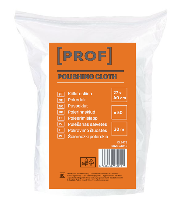 KIILLOTUSLIINA PROF 27x40CM 50KPL