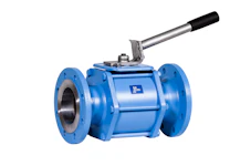 BALL VALVE STEEL, FLANGE ENDS DN100 PN16 JOUKA PTFE