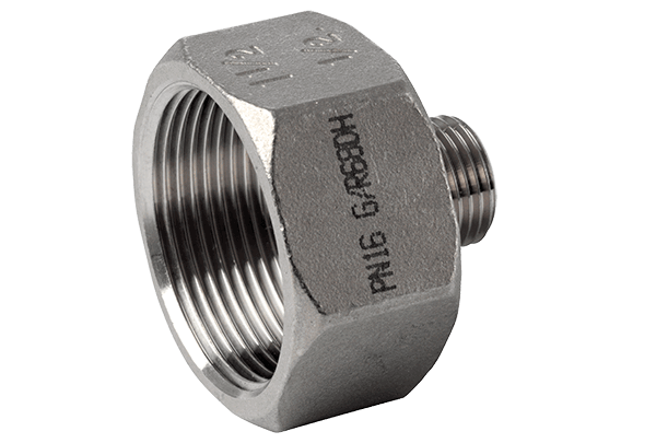 MOVA REDUKUOTA V/I 1"x3/4" AISI 316