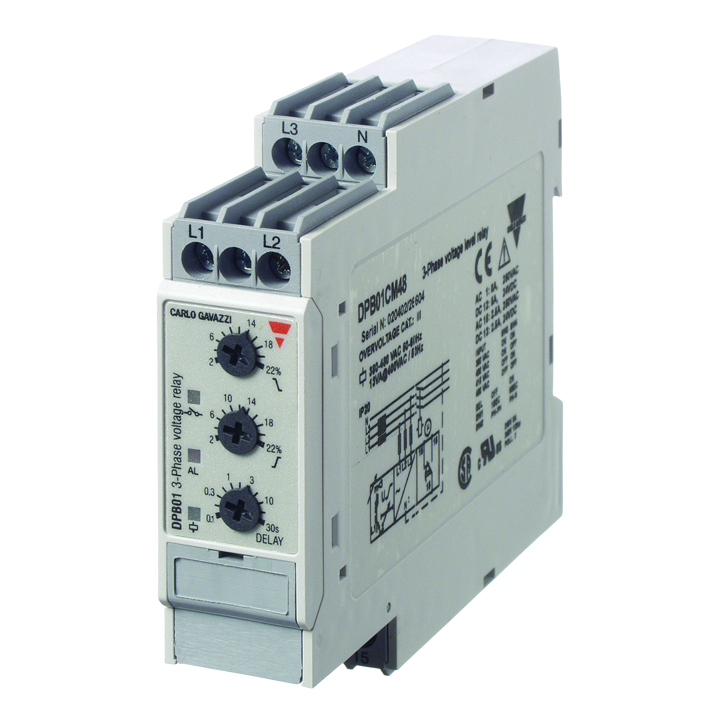 carlo gavazzi 3-fase nettovervåkingsrele