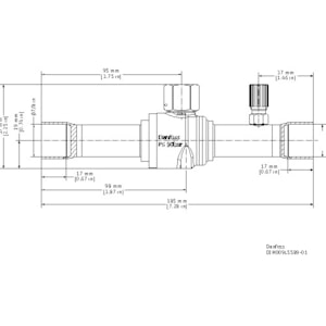 danfoss Palloventtiili danfoss gbc 22s h 90bar ap 7/8 in