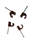 ONNLINE NAIL BRACKET OC 10-14MM BROWN 100PCE/BAG