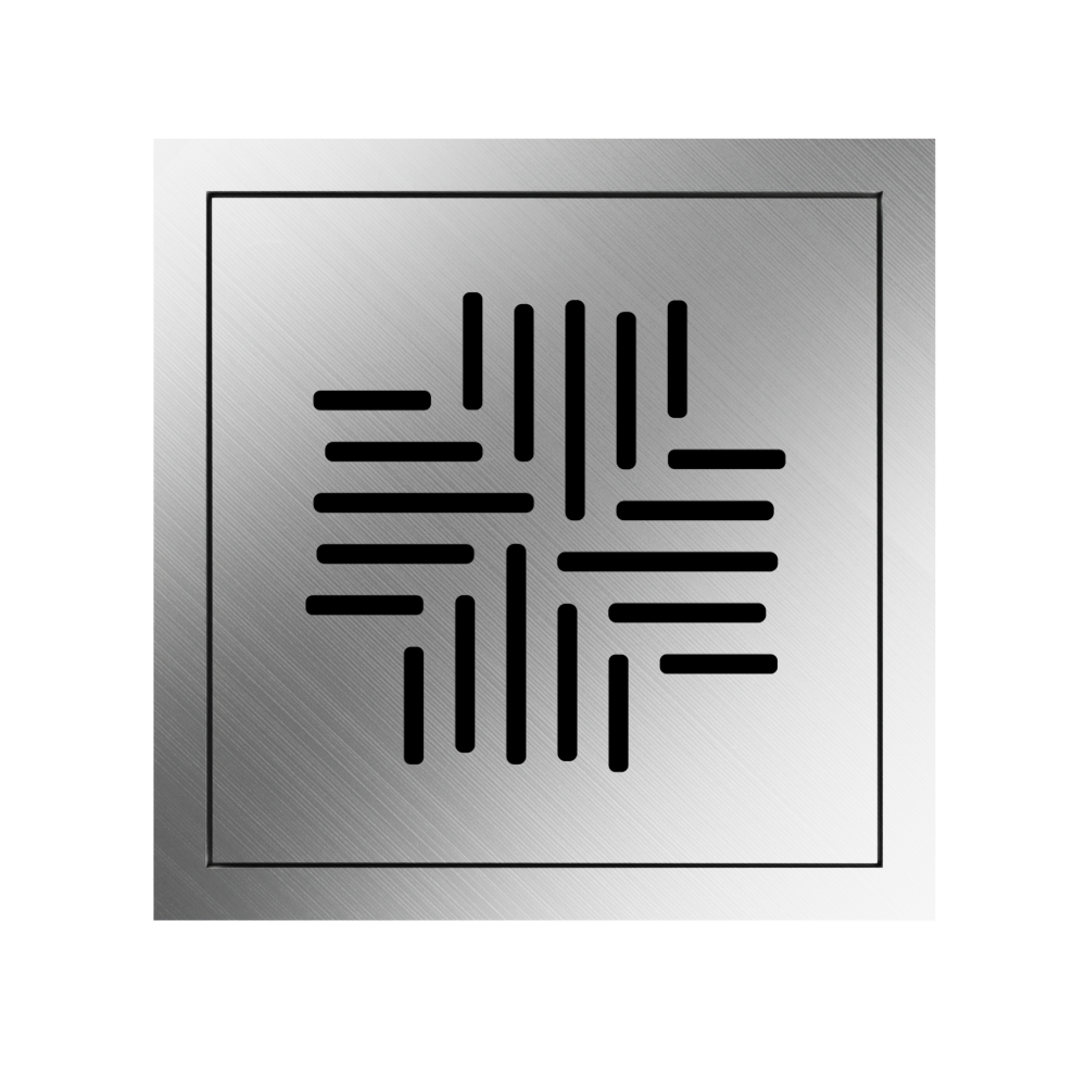 onninen Square grating sieme aquare 197x197 5mm  ss