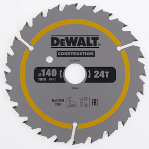dewalt Cirkelsågsklinga dewalt 140x20mm 24t