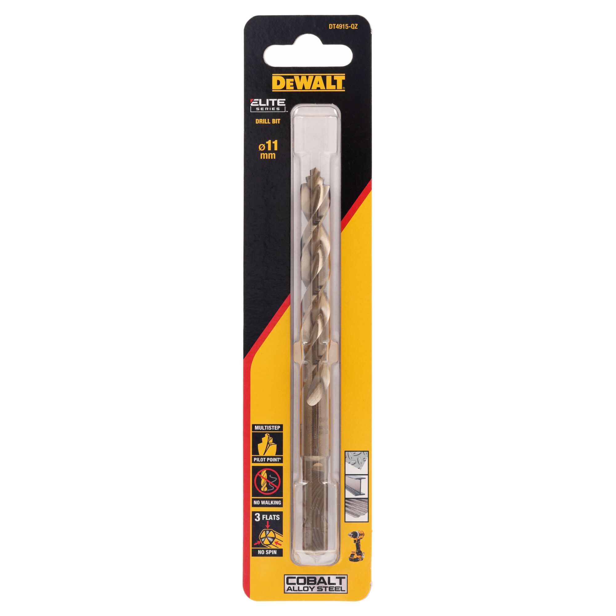 dewalt Metalliporanterä dewalt elite hss e koboltti 11mm 1kpl
