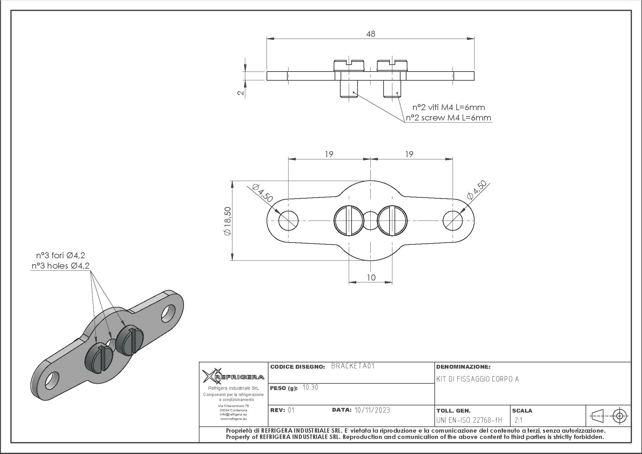 VENTTIILIN JALKA REFRIGERA A01