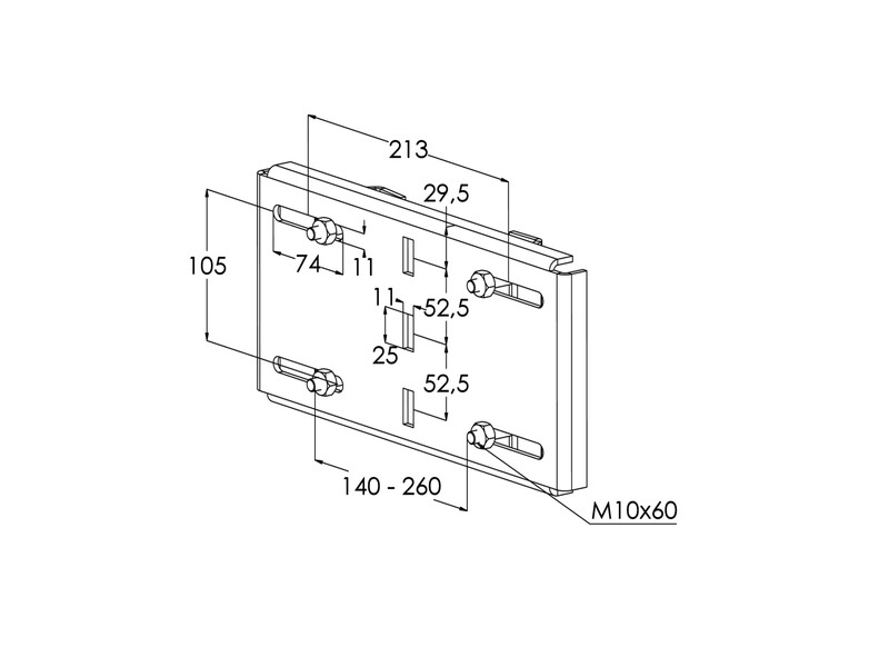 meka Fixing accessory meka pk3 hdg