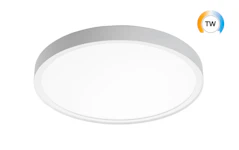 PÅPUTS-/PENDELARMATUR DISC 480 TW LEDDIM VIT 2-4000K