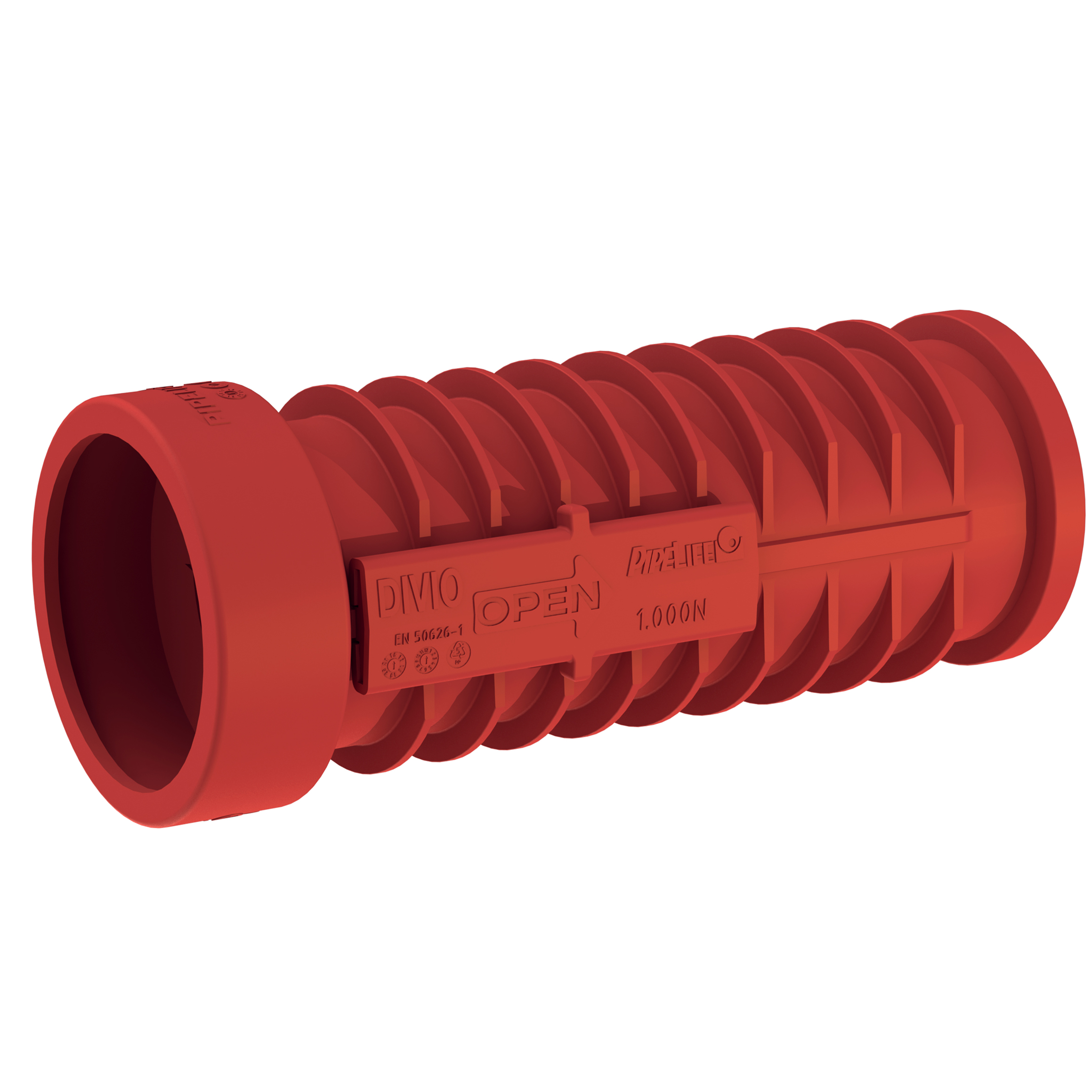 Divio kabelrør 1000N rød 110 mm- 0,37 m