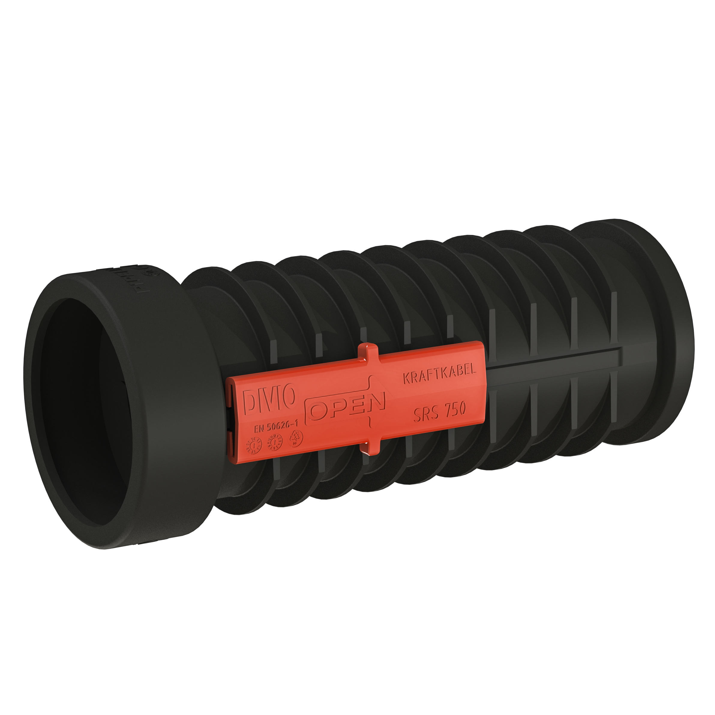 Divio kabelrør 750N svart 110 mm - 0,37 m