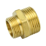 STRAIGHT MALE CONNECTION 1/2 X 3/8 DZR BRASS
