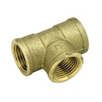 TEE FEMALE CONNECTION 1/2 DZR BRASS