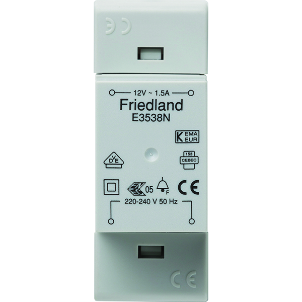RINGETRAFO 12V 1,5A FRIEDLAND