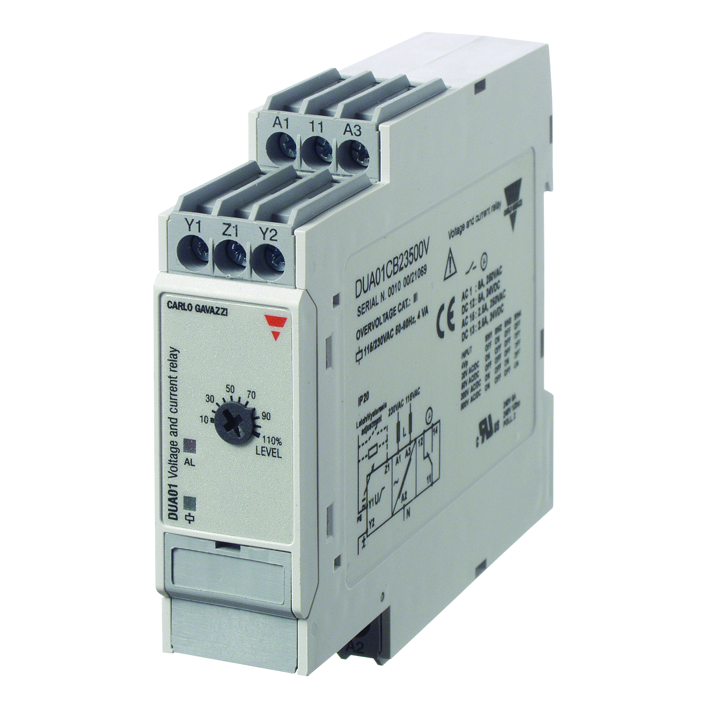 SPÄNNINGSRELÄ 2-500V AC/DC (MI/MP
