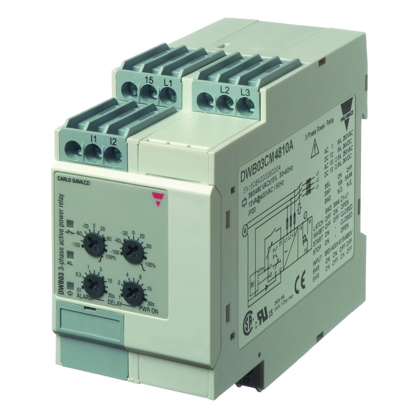 EFFEKTRELÄ 10A/380-480VAC
