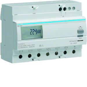 hager Energiamittari hager ec362 3v 2t 100a imp. lk1