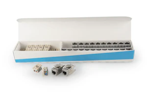 foss Kontakt cat6a stp net slx eco 24stk grå