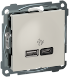 TELE OUTLET ELKO PLUS USB PD A+C 45W WHITE
