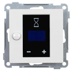 Plus/RS tisdbryter med display polarhvit