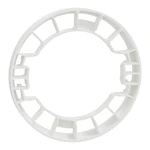 DCL taklampeuttak 10mm renhvit
