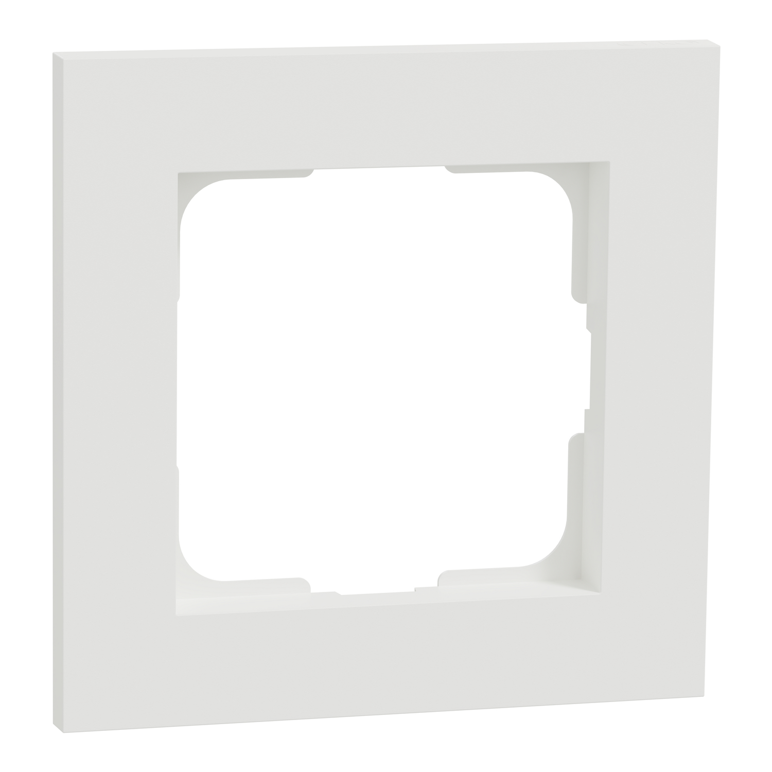schneider electric Plus 1-hull ramme renhvit