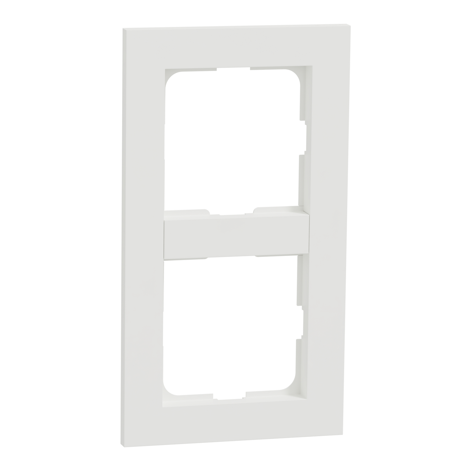 Plus 2-hull ramme renhvit