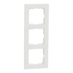 Plus 3-hull ramme renhvit