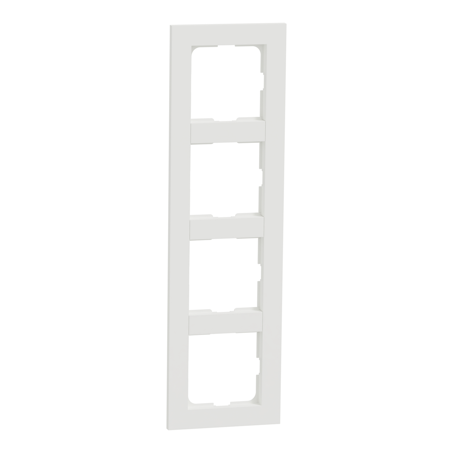 Plus 4-hull ramme renhvit