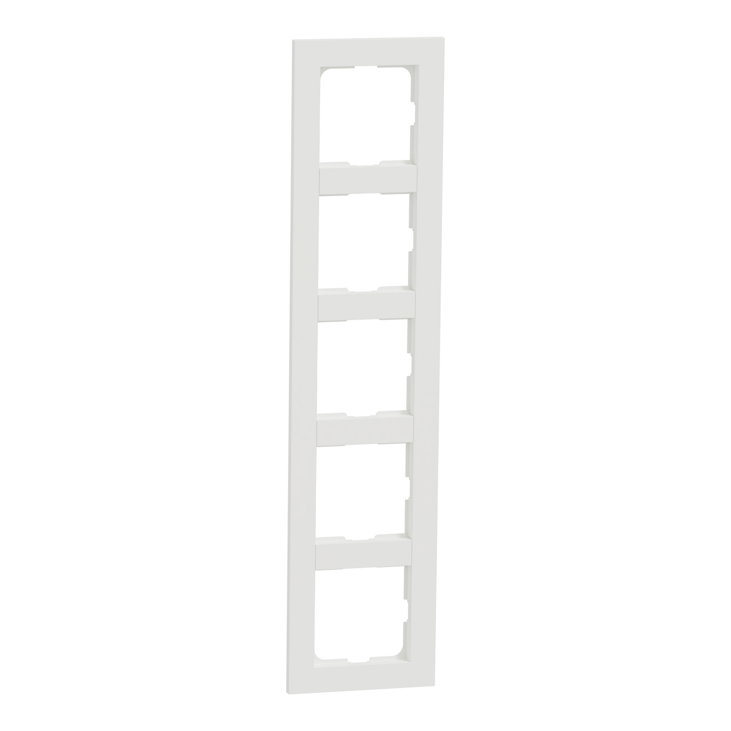 Plus 5-hull ramme renhvit