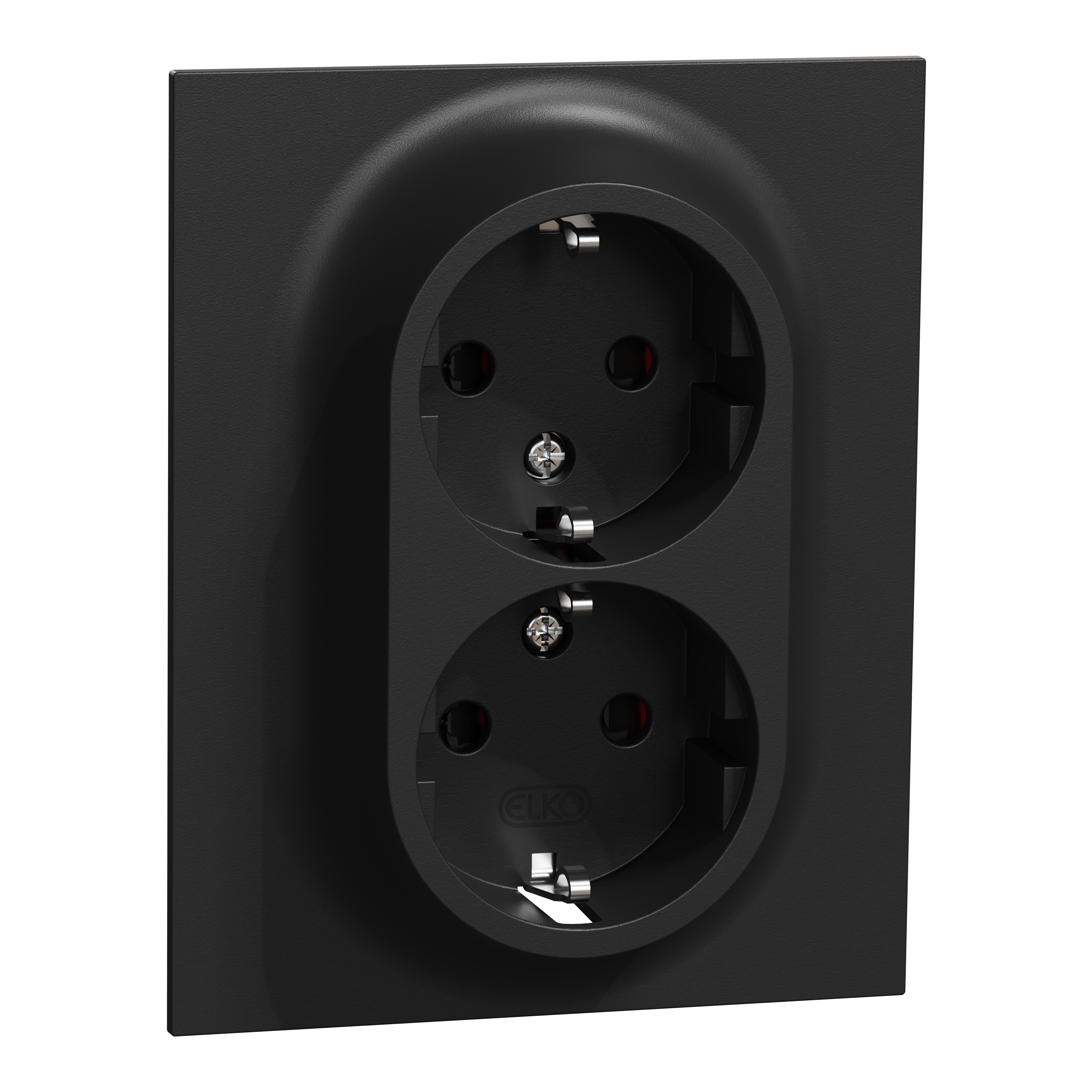 elko Socket-outlet elko one double so schuko screwless