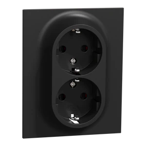 elko Socket-outlet elko one double so schuko screwless