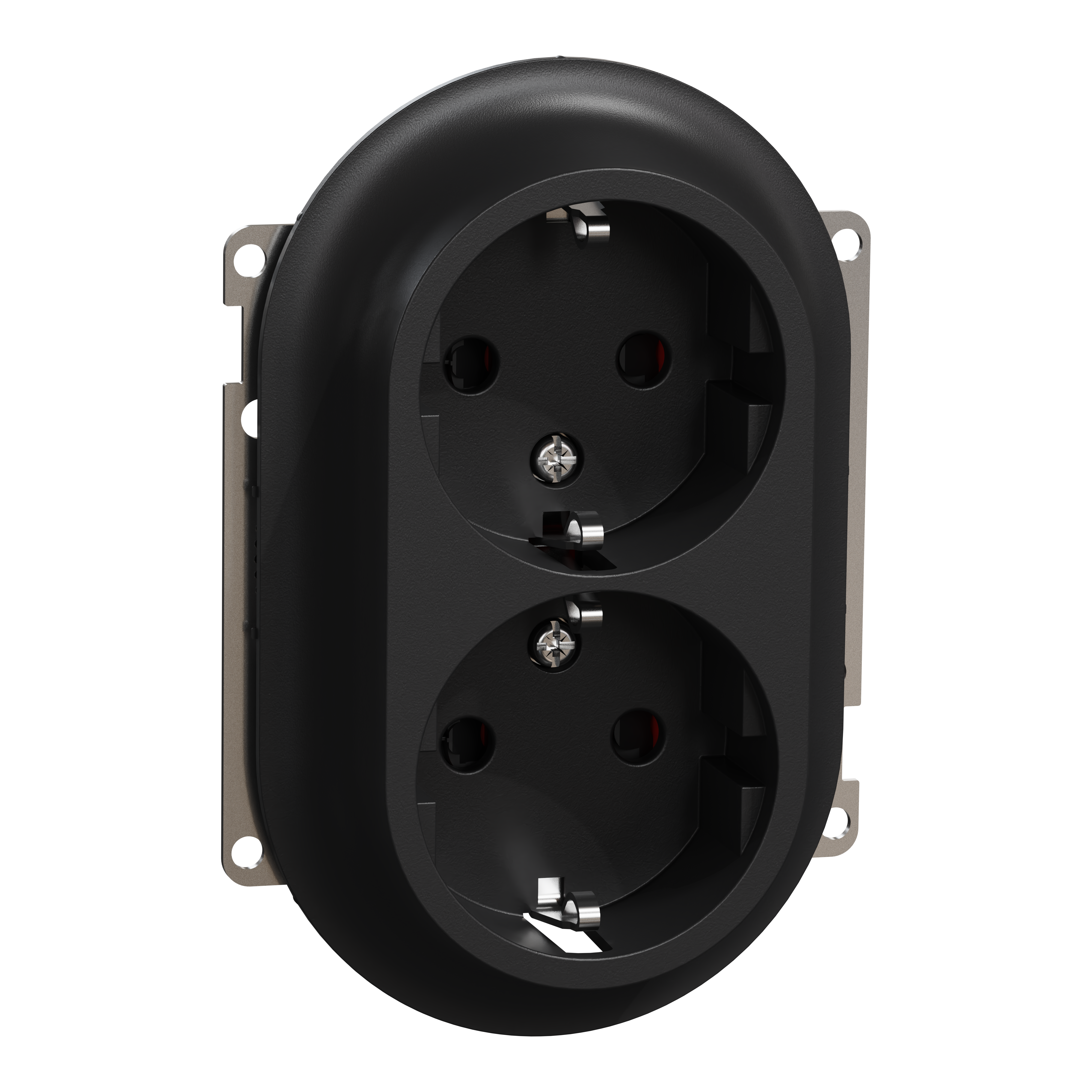 elko Socket-outlet elko one dso schuko c-plate screwless