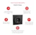 schneider electric Elko one enkel stikk med usb c pd lader sort