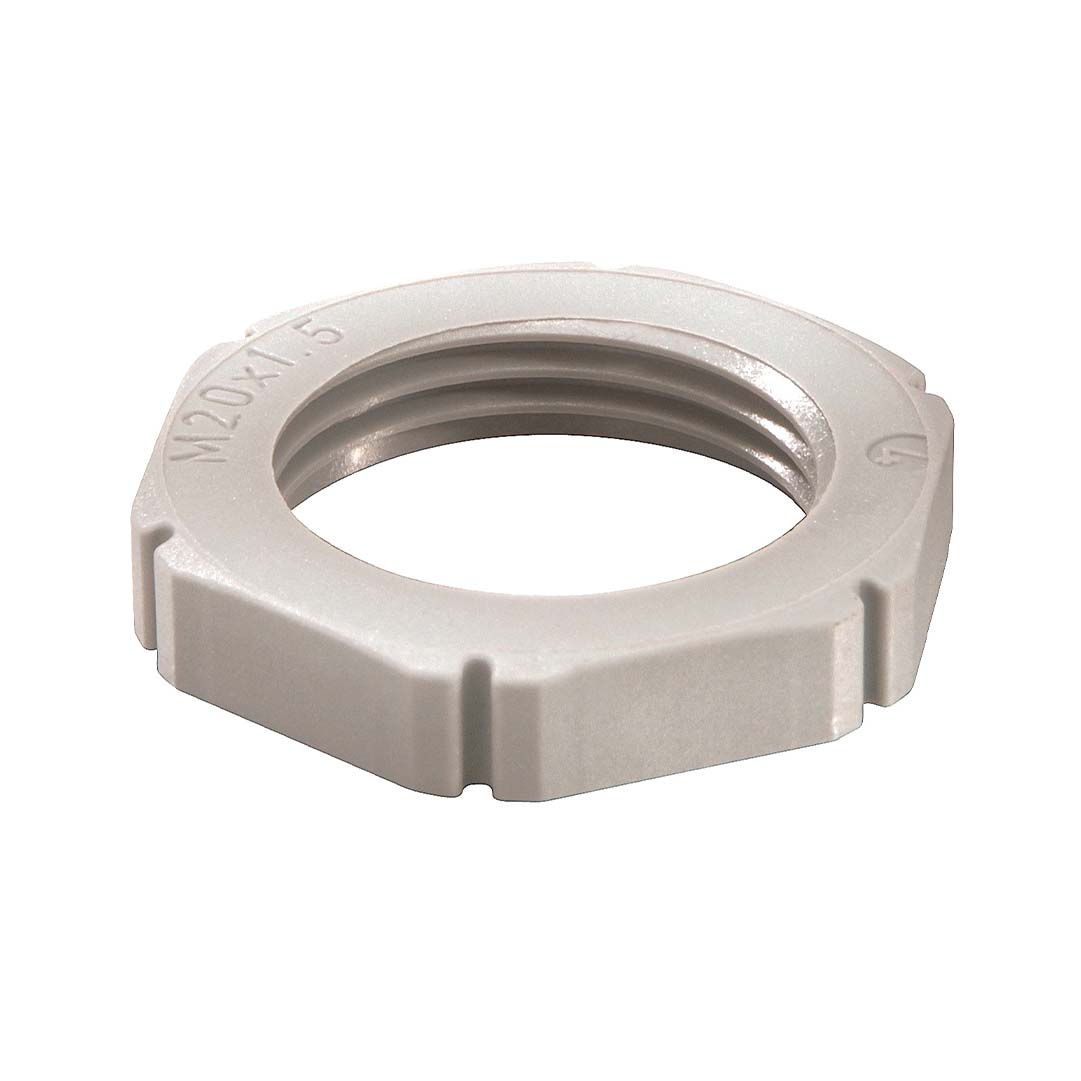 LOCK NUT PLASTIC EMUG M16 RAL7035