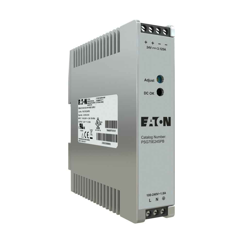 eaton Teholähde eaton 1-vaih. 24 vdc/3 a, 75w