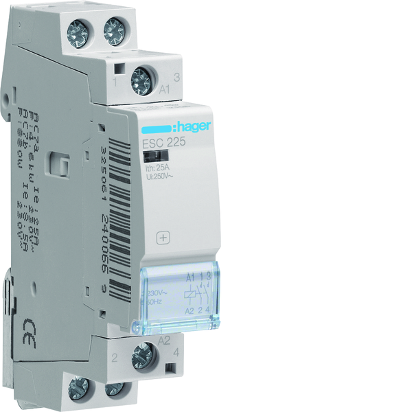 MODULÆRKONTAKTOR ESC225 HAGER