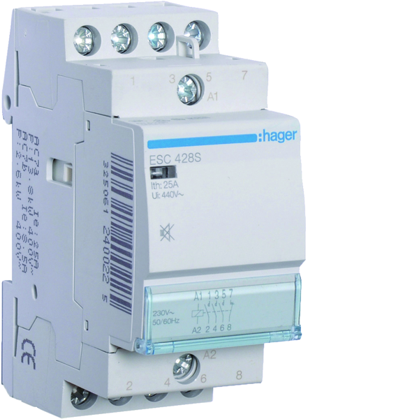 MODULÆRKONTAKTOR ESC428S HAGER