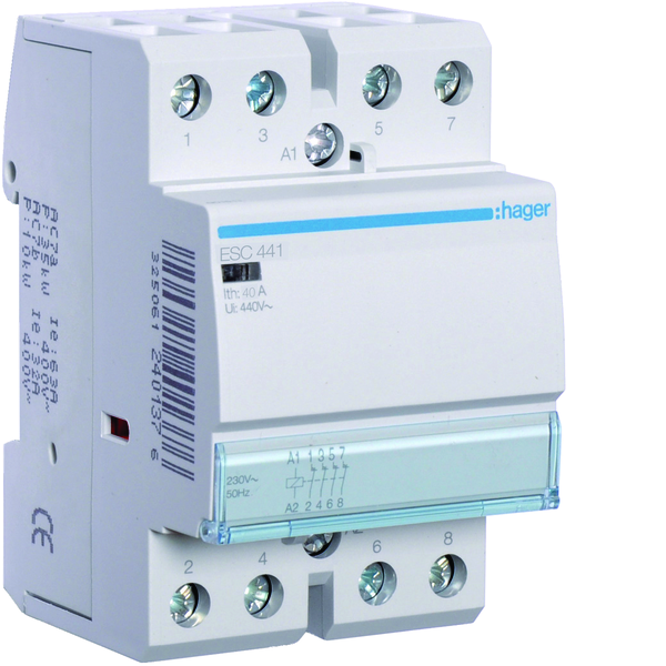 MODULÆRKONTAKTOR ESC441 HAGER