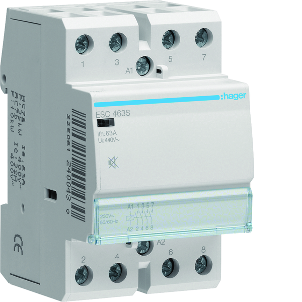 MODULÆRKONTAKTOR ESC463S HAGER