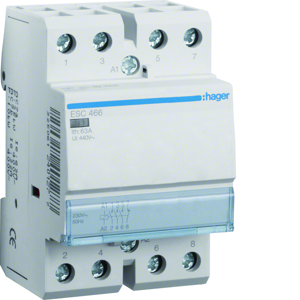 MODULÆRKONTAKTOR ESC466 HAGER