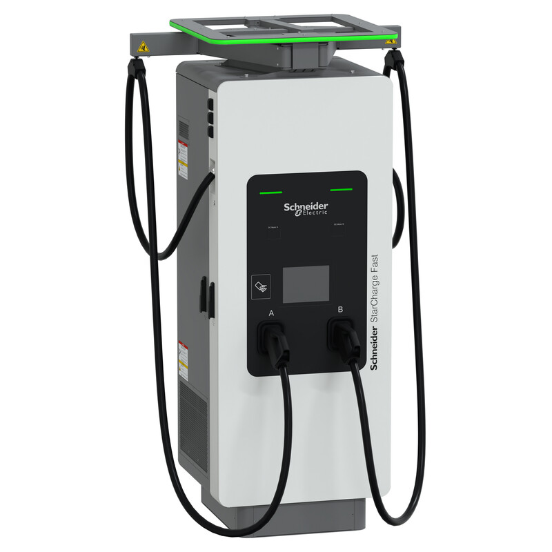 RECHARGING STATION SCHNEIDER 120 KW DC, 2X CCS2 3,8M