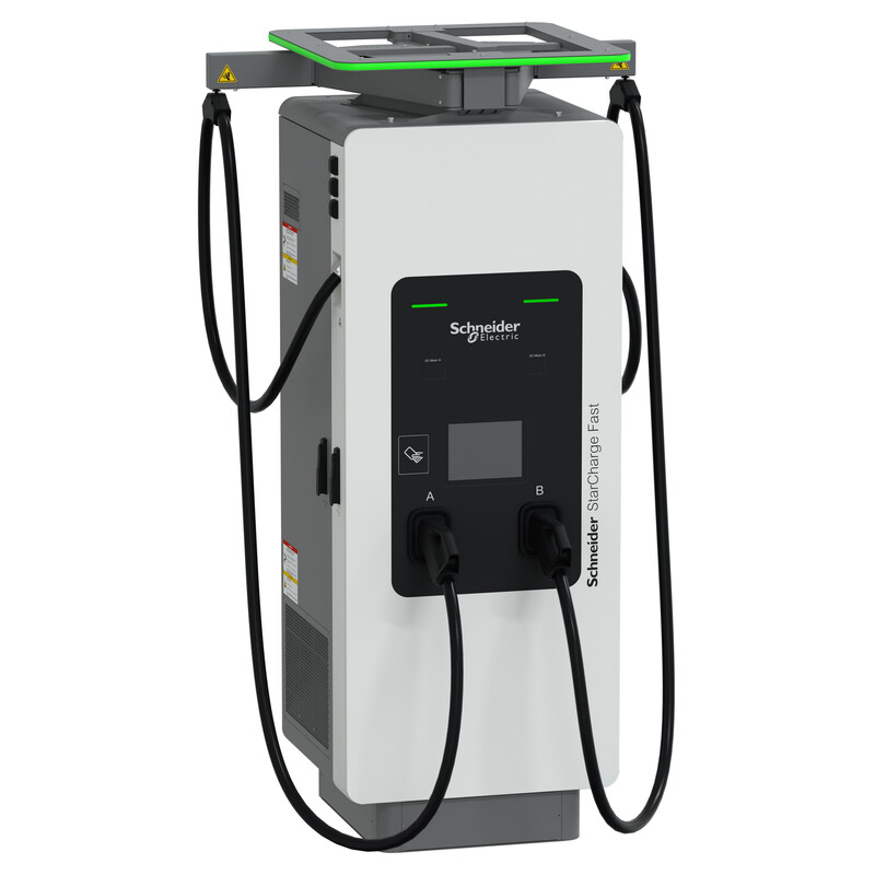 RECHARGING STATION SCHNEIDER 180 KW DC, 2X CCS2, 3,8M