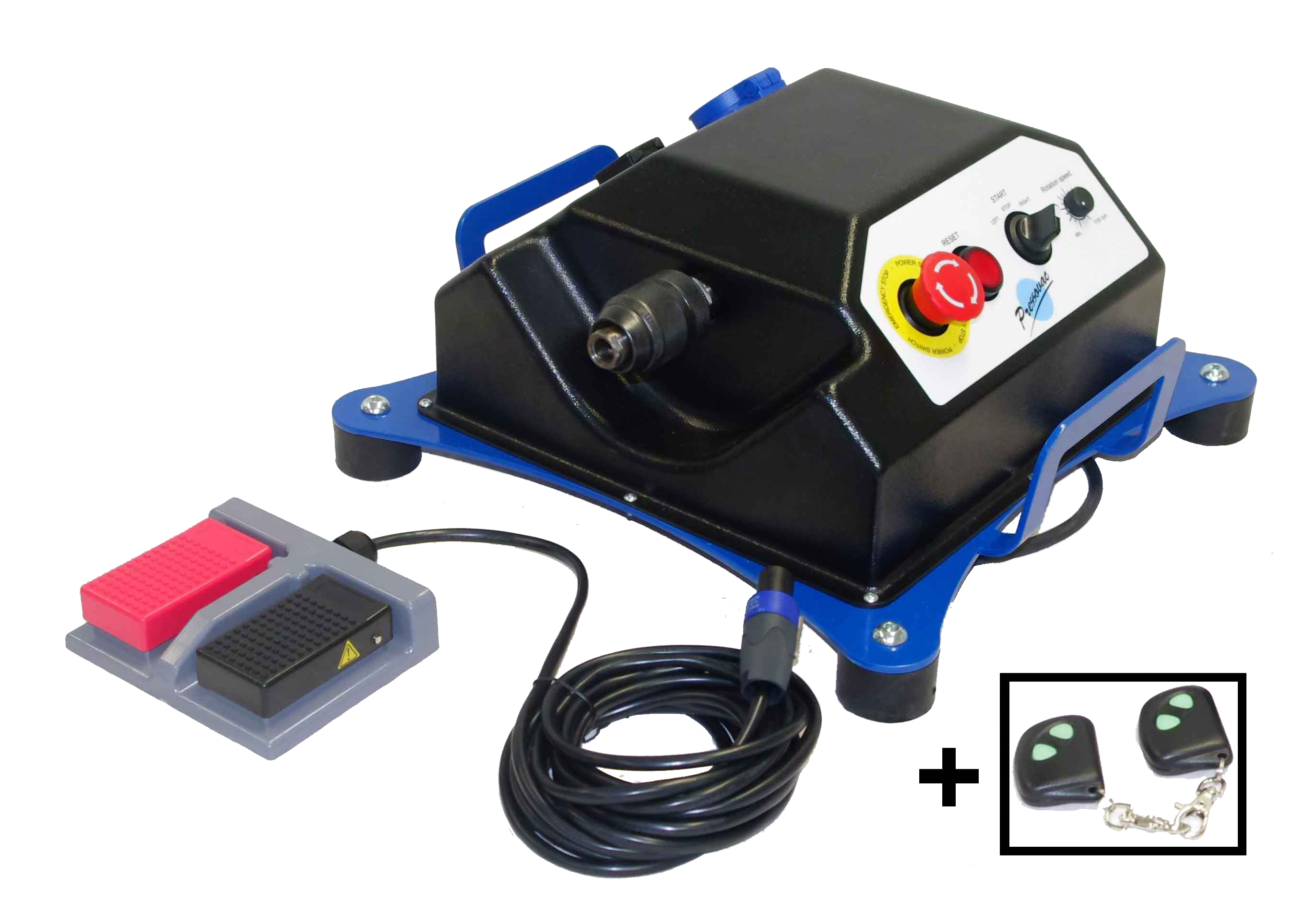 BRUSHING MACHINE E-BOX WITH PEDAL+WIREL.CONT.