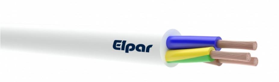 elpar Daugiagyslis kabelis h03vv-f 3x0,75