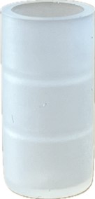 ENDEHETTE FOR FIBERRØR TRANSPARENT 7MM