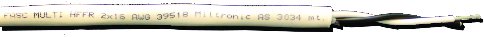 FASC MULTI HFFR 2X16 AWG