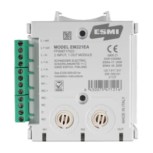 schneider electric Syse i/o modul, 2 inng 1 utg for esmi brannalarmsystemer