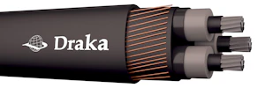 draka Mellan spännings kabels ahxcmk-wtcehf 3x95/16 6/10 kv